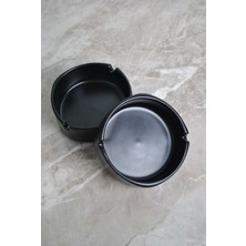Decovio 2 Adet Mat Seramik Kül Tablası Sade Yuvarlak Kül Tabağı Küllük 10 cm