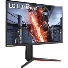 LG 27GN65R-B:27 Inç 1 Ms (Gtg At Faster) Gsync Freesync 144hz Fhd IPS Gaming Monitör Siyah