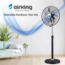 Airking Max 18' 140 Watt Sanayi Tipi Ayaklı Vantilatör