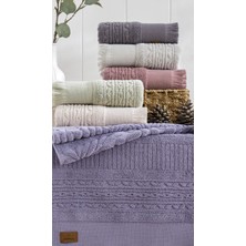 A.Z.H. (6.Lı Set) Avangard Seri Çeyizlik Jakarlı 50 x 90  cm . Bukle Dokulu El, Yüz  Havlusu