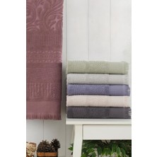 A.Z.H. (6.Lı Set) Avangard Seri Çeyizlik Jakarlı 50 x 90  cm . Bukle Dokulu El, Yüz  Havlusu