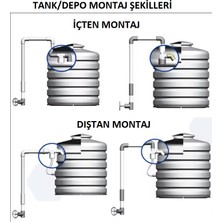 Yate10 3/4 Yüzen Tip Otomatik Su Deposu Flatörü