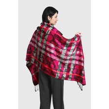 Mystic Fuşya %100 Pashmina Şal