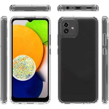 ZORE Galaxy A04E Kılıf Zore 2mm Anti Shock Silikon-Renksiz