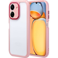 ZORE Xiaomi Poco C65 Kılıf Kamera Korumalı Renkli Kenar ve Çerçeve Tasarımlı Vitamin Kapak - Mürdüm