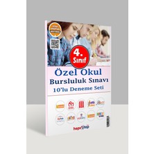 Hepsi Kitap 4. Sınıf Özel Okul Bursluluk Sınavı Karma 10 Marka 10 Deneme 2023-2024