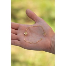 ÇGK KUYUMCULUK Yonca Altın Bileklik CGKBLK0132