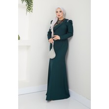 Ayşe Melek Tasarım Pul Detaylı Balık Abiye Albise 2708
