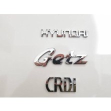 Çakır Grup Hyundaı Getz ve Crdi Bagaj Yazısı Arma 3 Adet-Yüksek Kalite