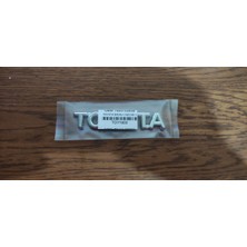 Çakır Grup Toyota AE101 Kasa Bagaj Yazısı Parlak Görünümlü Krom Kaplama