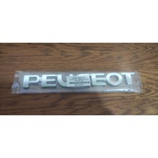 Çakır Grup Peugeot Bagaj Yazısı 1998 - 2006 Modeller Arası Uyumlu Peugeot 206 Uyumlu Bagaj Yazısı 3m 3D Krom