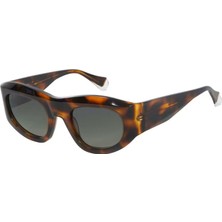 Gigi Studios 6771 2 Oval Havana Kadın Güneş Gözlüğü