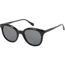 Gigi Studios 6713 1 Oval Siyah Kadın Güneş Gözlüğü