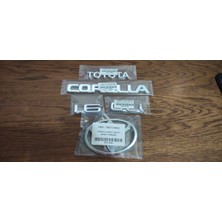 Çakır Grup Toyota Corolla Bagaj Yazısı 1.6 Gli Yazı Arka Arma Corolla Efsane Kasa AE101 1992-1997 Uyumlu