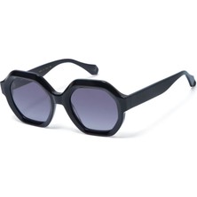 Gigi Studios 6874 1 Geometrik Siyah Kadın Güneş Gözlüğü