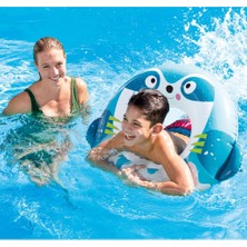 intex Sloth  Basklı Simit +8 Yaş Yüzme Simidi Havuz Deniz Şişme Yüzücü  Sea Ring Pool