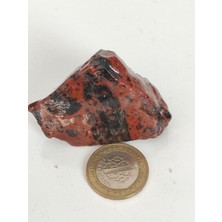 Kba Ticaret Hakiki Dekoratif 1 Kalite Koleksiyonluk Ham Obsidyen Doğal Taş P42