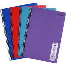 Mynote Flex Neon A4 Defter 80 Yaprak 2 Kareli 2 Çizgili Defter Seti