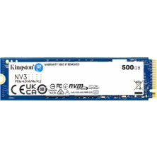 Corsair 500GB Kıngston Nv3 SNV3S/500G 6000/2200MB/S M.2 Nvme Pcıe 4.0