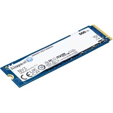 Corsair 500GB Kıngston Nv3 SNV3S/500G 6000/2200MB/S M.2 Nvme Pcıe 4.0