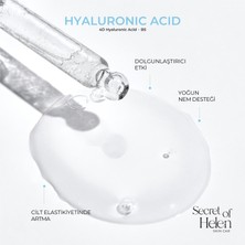 Secret Of Helen Hyaluronik Asit Serum 30 ml |yoğun Nemlendirme & Cilt Bariyeri Güçlendirme| 4d Hyaluronic Acid +B5