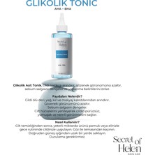 Secret Of Helen Glikolik Asit Tonik 200 ml |canlandırıcı & | Aha Bha Glycolic Acid