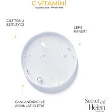 Secret Of Helen Vitamin C Serum 30 ml | Aydınlatıcı & Ton Eşitleyici & Canlandırıcı| Ascorbic Acid, Ferulic Acid