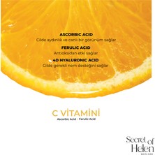 Secret Of Helen Vitamin C Serum 30 ml | Aydınlatıcı & Ton Eşitleyici & Canlandırıcı| Ascorbic Acid, Ferulic Acid