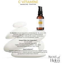 Secret Of Helen Vitamin C Serum 30 ml | Aydınlatıcı & Ton Eşitleyici & Canlandırıcı| Ascorbic Acid, Ferulic Acid