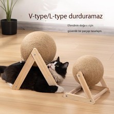 One Gold Aşınmaya Dayanıklı Kedi Tırmalama Sütunu Sisal Dikey Kedi Oyuncağı Katı (Yurt Dışından)