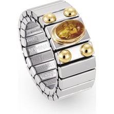 Nomination Extension - Yüzük - Kalp Kehribar