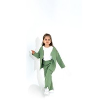 Eyc Baby Çocuk Oversize Gabardin Pantalonlu 2 Li Alt Üst Takım