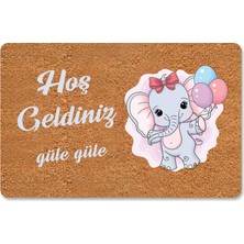 M&H Quality Dijital Baskılı Kapı Önü Paspas Hoşgeldiniz Yazılı Desenli Çok Amaçlı Iç ve Dış Kapı Önü Paspas I Mutfak ve Lavabo Uygundur Yıkanabilir Nem Alıcı