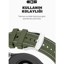 TECHTONİC Xiaomi Mi Watch Color Uyumlu Dikiş Spor Kordon Kayış (22MM)