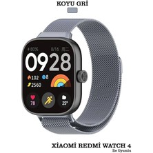 TECHTONİC Xiaomi Redmi Watch 4 Metal Milano Hasır Paslanmaz Çelik Yüksek Kalite Kordon Kayış