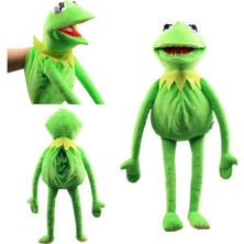 Period123 60 cm Kurbağa Kermit Komik Peluş Bebek El Kukla Küçük Kurbağa Hayvan Peluş Oyuncak (Yurt Dışından)