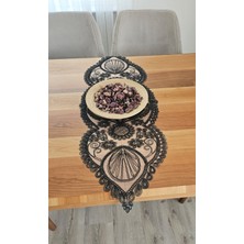 Zesa Home Güpürlü Tül Desenli Şık Renk Renk Runner