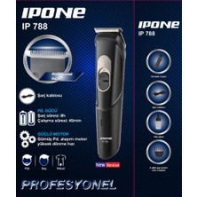 Ipone 788 Saç Sakal Lazer Epilasyon Öncesi Tüy Kısaltma Makinesi Sakal ve Ense Kesme Çizim Makine