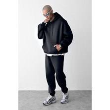 CMZ Collection Erkek 3 Iplik Oversize Rahat Kalıp Paçası Lastikli Eşofman Takımı