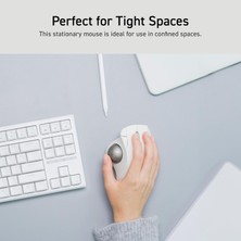 Elecom Ergonomik Konfor Tasarım Trackball Ist Bluetooth 5.3, Başparmak Kontrolü