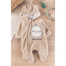 Babymod Kedi Figürlü Peluş Welsoft Kız/erkek Bebek Tulum