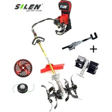 Silen Sırt Tırpan + Zeytin Silkeleme + Paletli Çapa + Akrep Çapa Makinesi 3.2kw 4.6hp