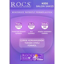 Rocs Kids 4-7 Yaş Balon Sakızı Tadında Diş Macunu 45 gr-YENİ AMBALAJ