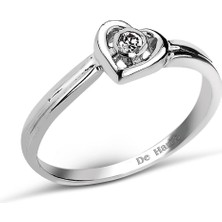 Kuyumcudükkanı Kuyumcudukkani Kalp Figürlü Yüzük- 10202-W-W