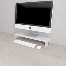 3 Boyutlu Hepsi Monitör Yükseltici Model No : 3 - Bilgisayar Ekran Yükseltici - Renkli Altıgen Desenli Tasarım