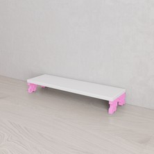 3 Boyutlu Hepsi Monitör Yükseltici Model No : 3 - Bilgisayar Ekran Yükseltici - Renkli Altıgen Desenli Tasarım
