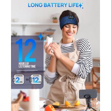 Lc-Dolida Uyku Maskesi - Kablosuz Kulaklıklar - Bluetooth 5.2 - Mavi