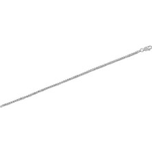 Osmanlı Gümüş Berrak Zirkontaşlı Su Yolu Bayan Gümüş Bileklik