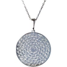 Osmanlı Gümüş Esmaül Hüsna Bayan Gümüş Kolye