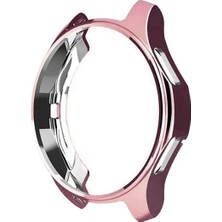 Adaman Samsung Galaxy Watch 3 45 mm Uyumlu  Bumper Koruyucu Silikon Kılıf 33310 Rosegold